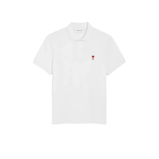 Ami Paris Polo T-Shirt "White"