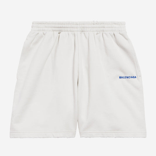 Balenciaga Shorts "White-Blue"