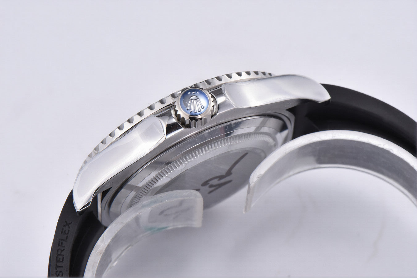 Rolex Yacht-Master 42mm Black Rubber Strap Black Dial