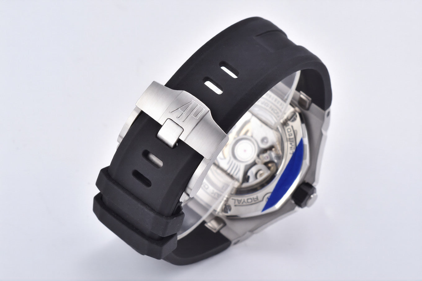Audemars Piguet Royal Oak Offshore Diver 42mm Black Strap Black Dial