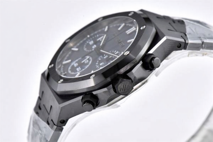 Audemars Piguet Royal Oak Chrono 41mm Black Ceramic Blue Dial