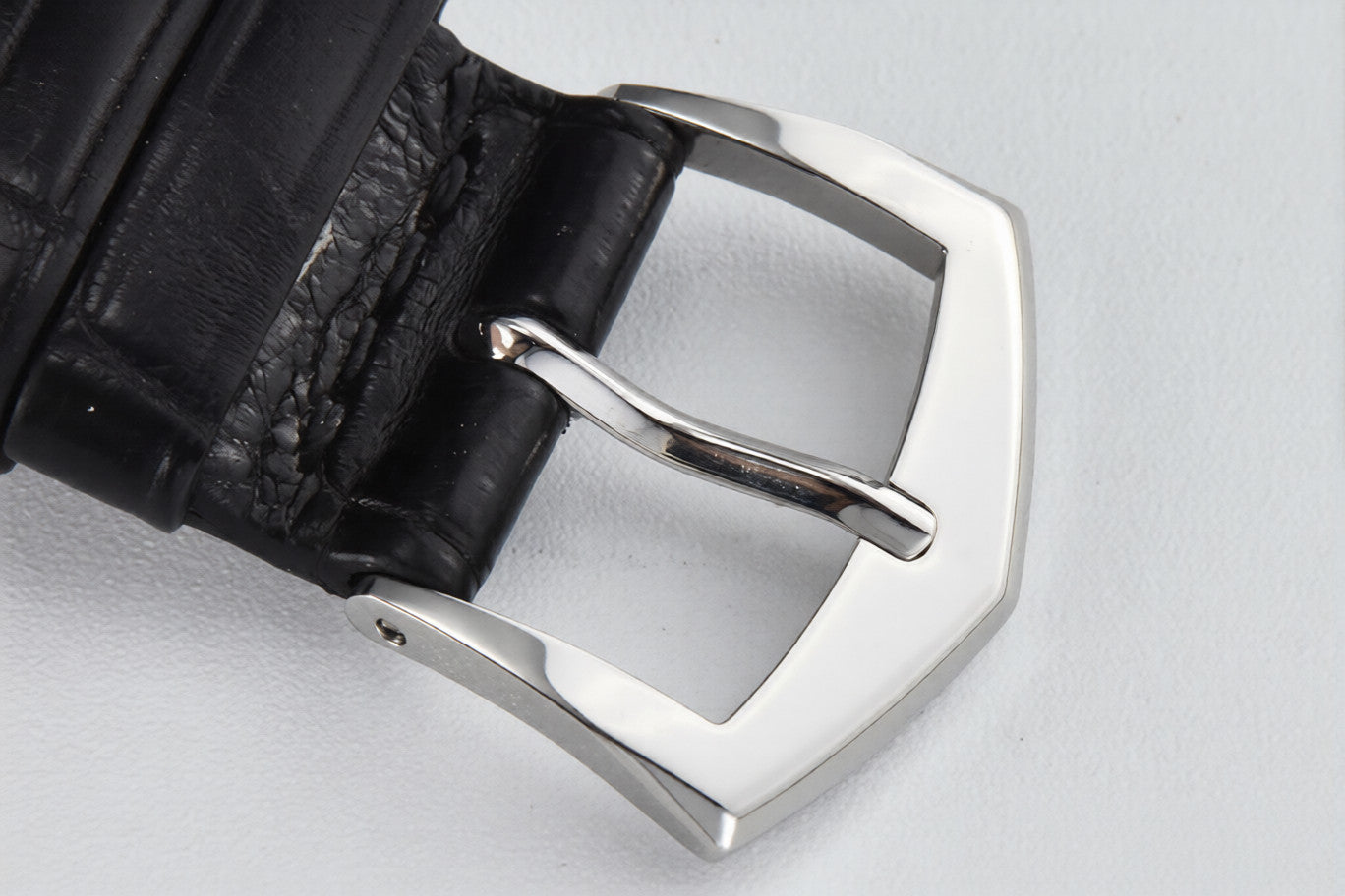 Patek Philippe Calatrava 39mm Black Leather Black Dial
