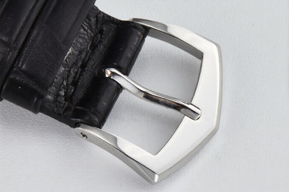 Patek Philippe Calatrava 39mm Black Leather Black Dial