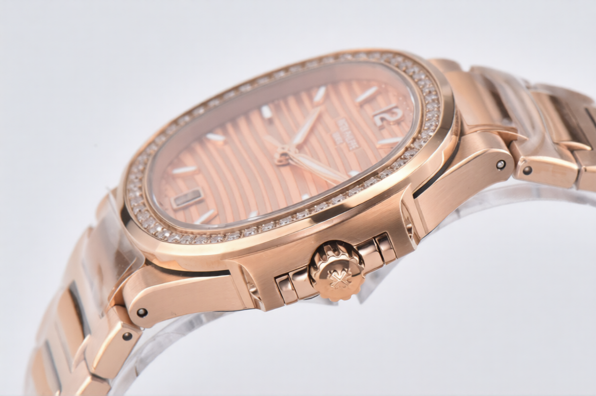 Patek Philippe Nautilus Ladies 35.2 Rose Gold Dial