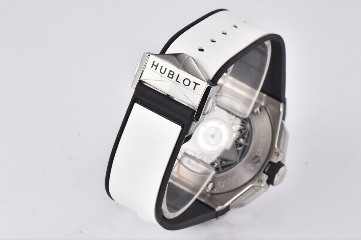 Hublot Big Bang Sang Bleu II Chrono 45mm White Rubber Strap