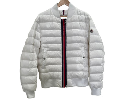 Moncler Perouges Down Bomber Jacket "White"