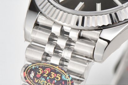 Rolex Date Just 41mm Jubilee Bracelet Steel Gray Dial