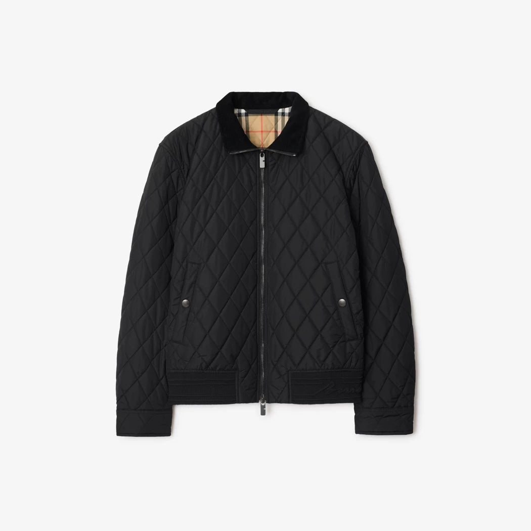 Burberry Quilted Nylon Jacket "Black"