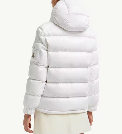 Moncler Maire Hooded Down Jacket "White"