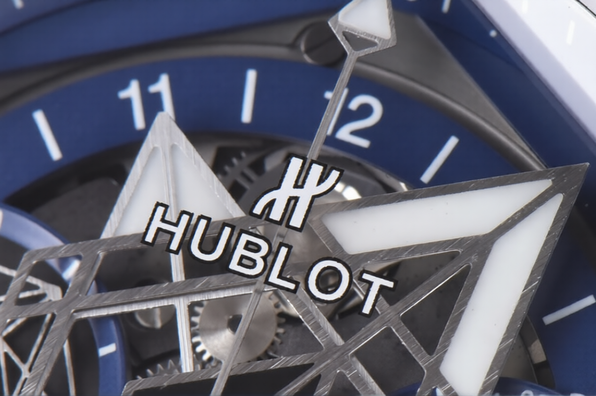 Hublot Big Bang Sang Bleu II 45mm Blue Rubber Strap Skeleton Dial