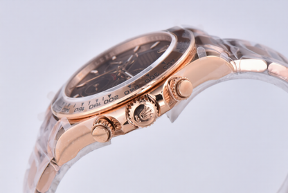 Rolex Daytona Rose Gold 40mm Chocolate/Black Dial