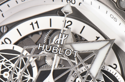 Hublot Big Bang Sang Bleu II Chrono 45mm White Rubber Strap