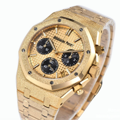 Audemars Piguet Royal Oak Chrono 41mm Frosted Gold Dial
