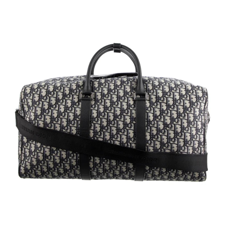 Dior Lingot 50 Oblique Jacquard Duffel Bag