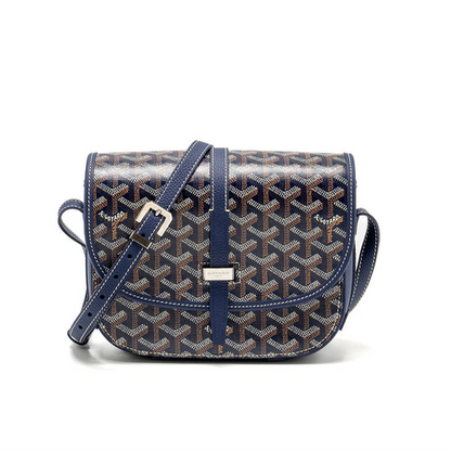 Goyard Belvedere PM Leather Handbag