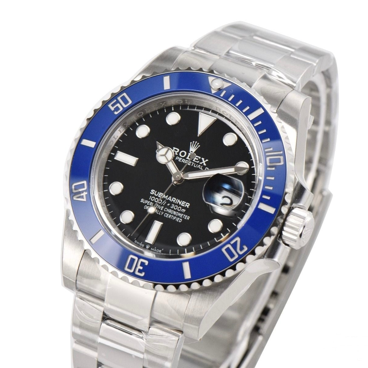 Rolex Submariner 41mm Blue Ceramic Black Dial