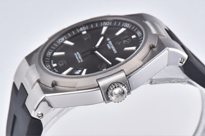 Vacheron Constantin Overseas Black Rubber Strap Gray Dial