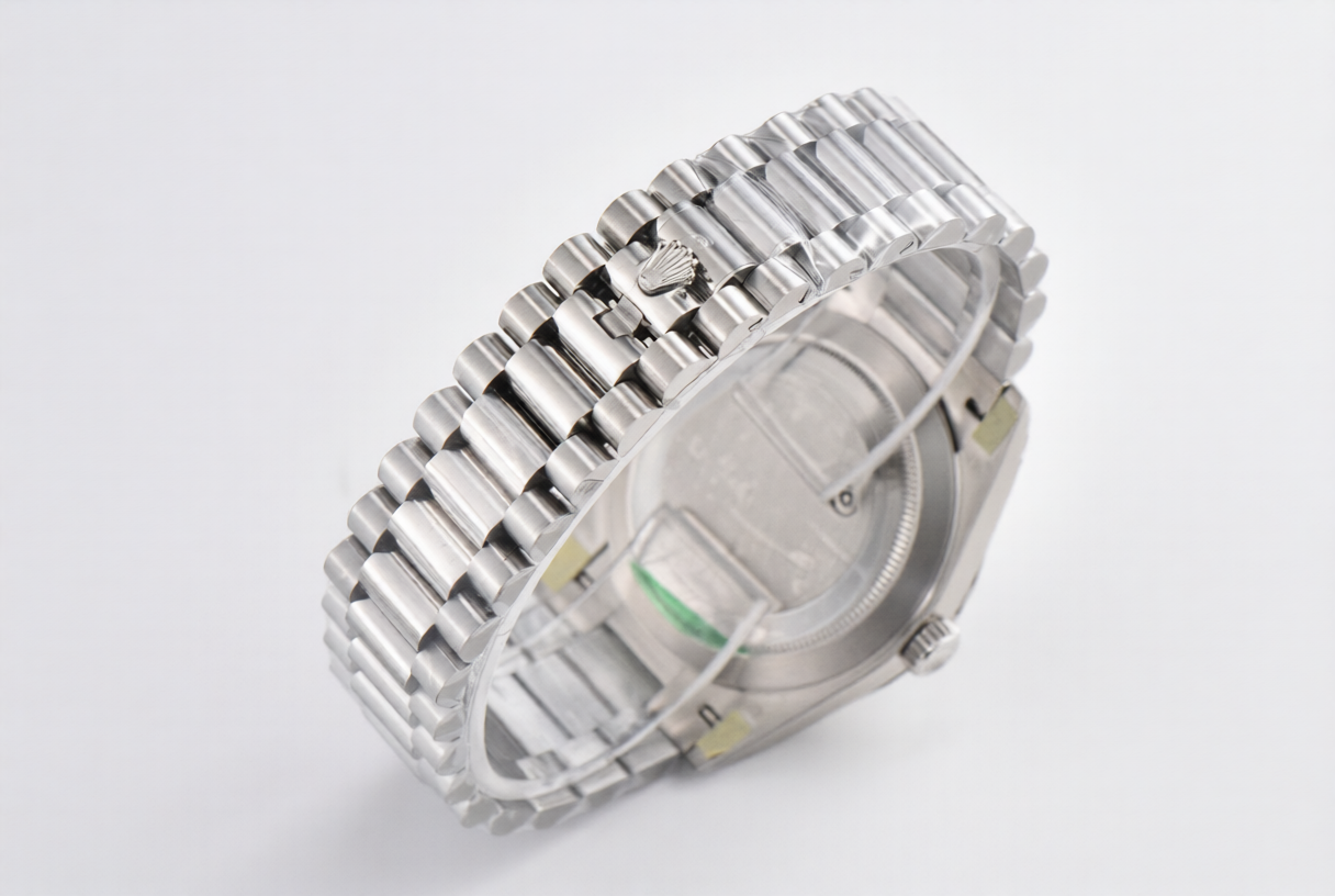 Rolex Day Date 40mm President Bracelet Black Crystal Dial