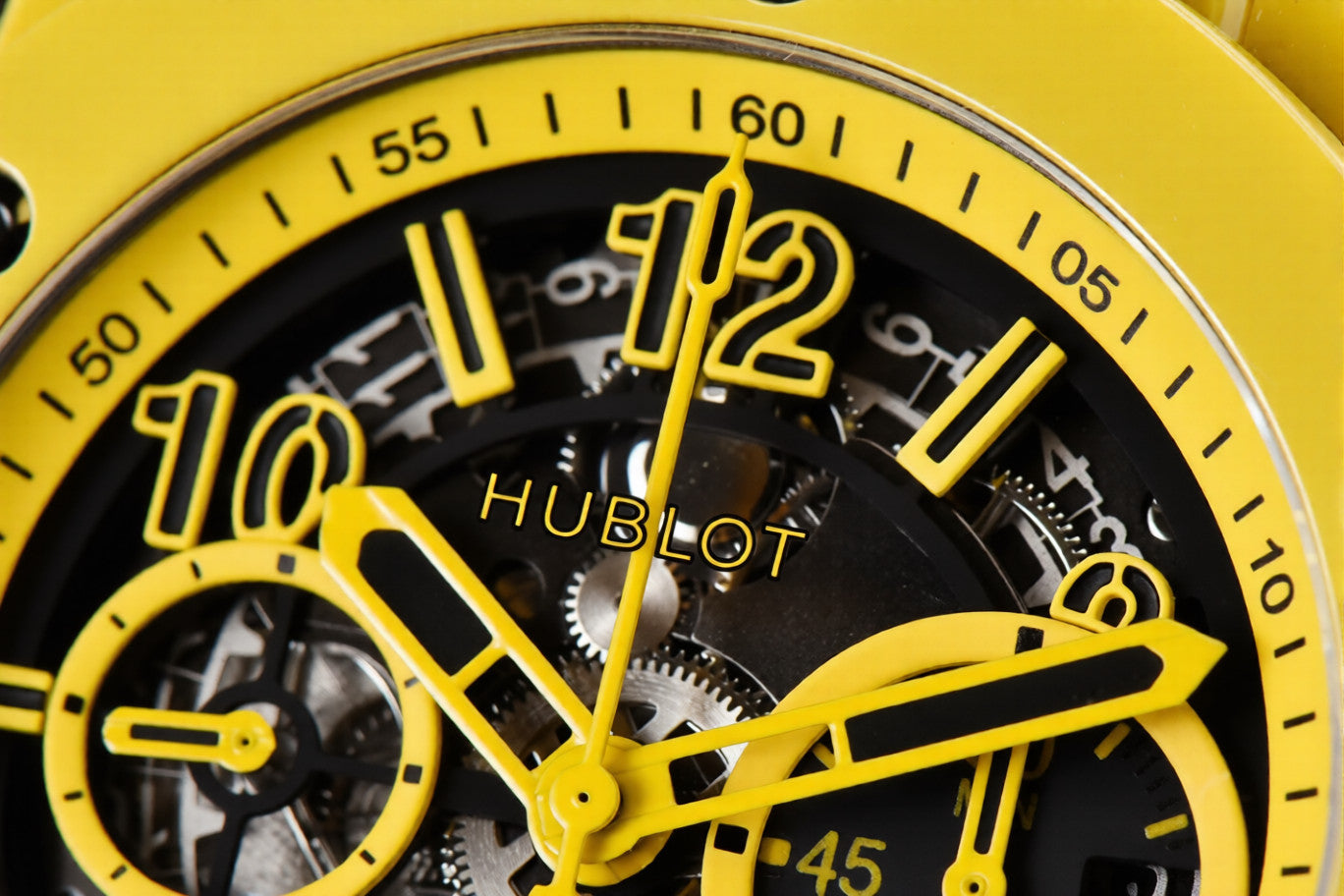 Hublot Big Bang Unico 44mm Yellow Magic Ceramic Skeleton Dial