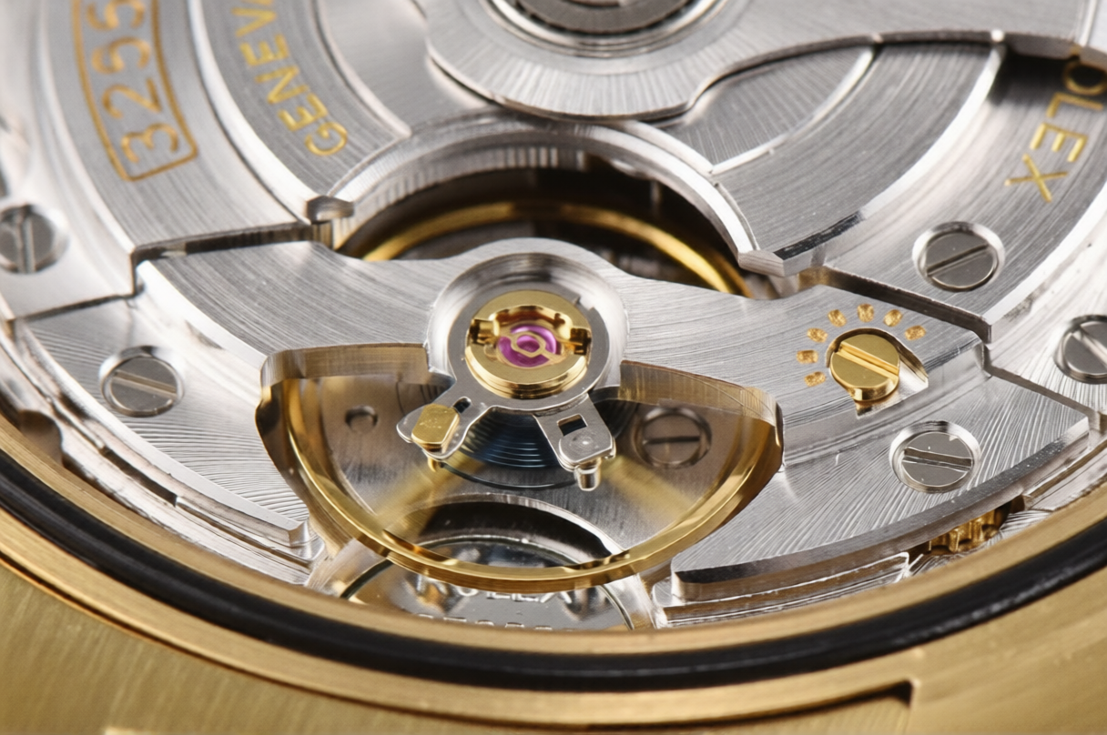 Rolex Day Date 40mm Yellow Gold President Bracelet Black Cryatal Dial