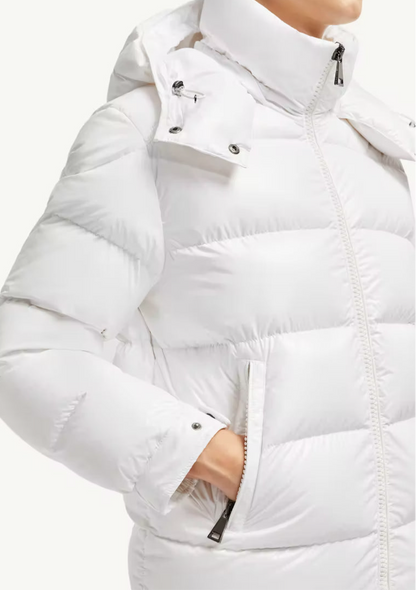 Moncler Maire Hooded Down Jacket "White"
