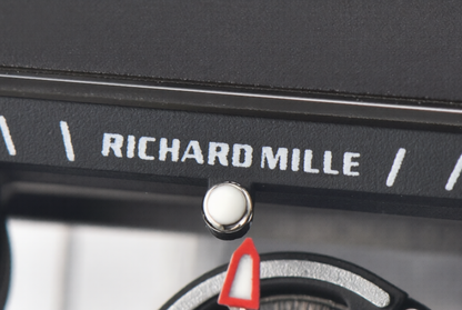 Richard Mille RM055 43mm Black Rubber Strap Black Bezel Black Crown