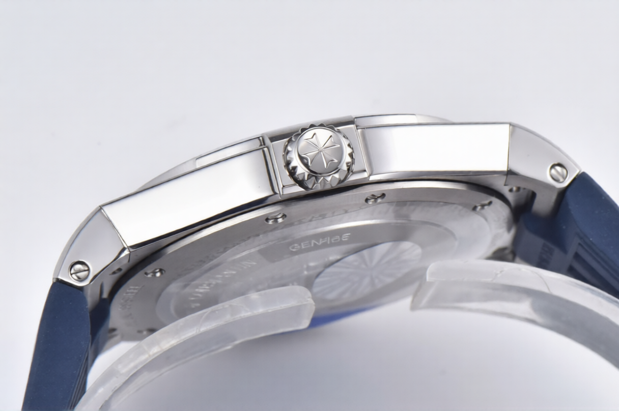 Vacheron Constantin Overseas 42mm Blue Rubber Strap Blue Dial