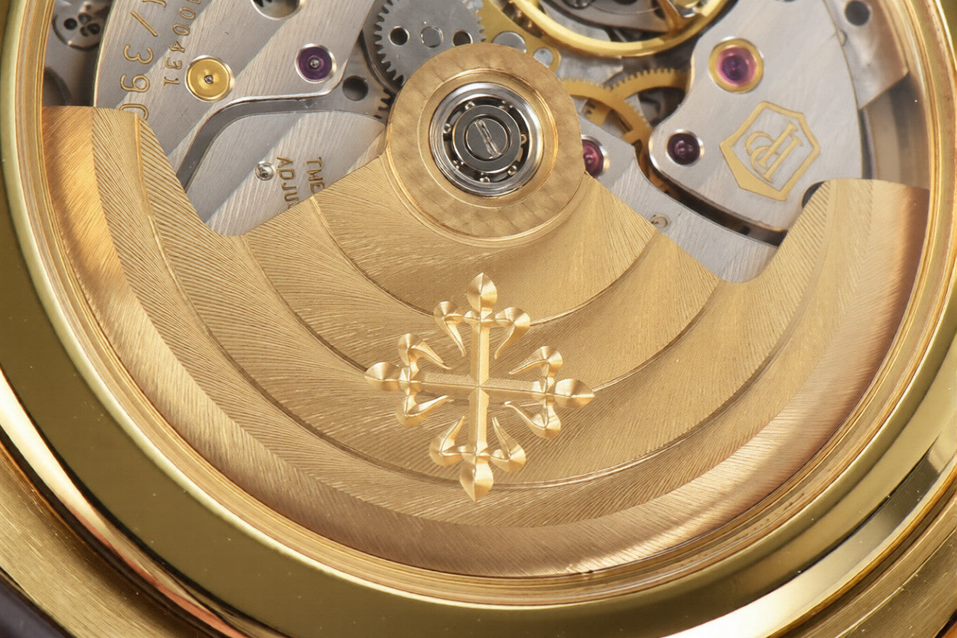 Patek Philippe Calatrava 39mm Gold Brown Leather White Dial
