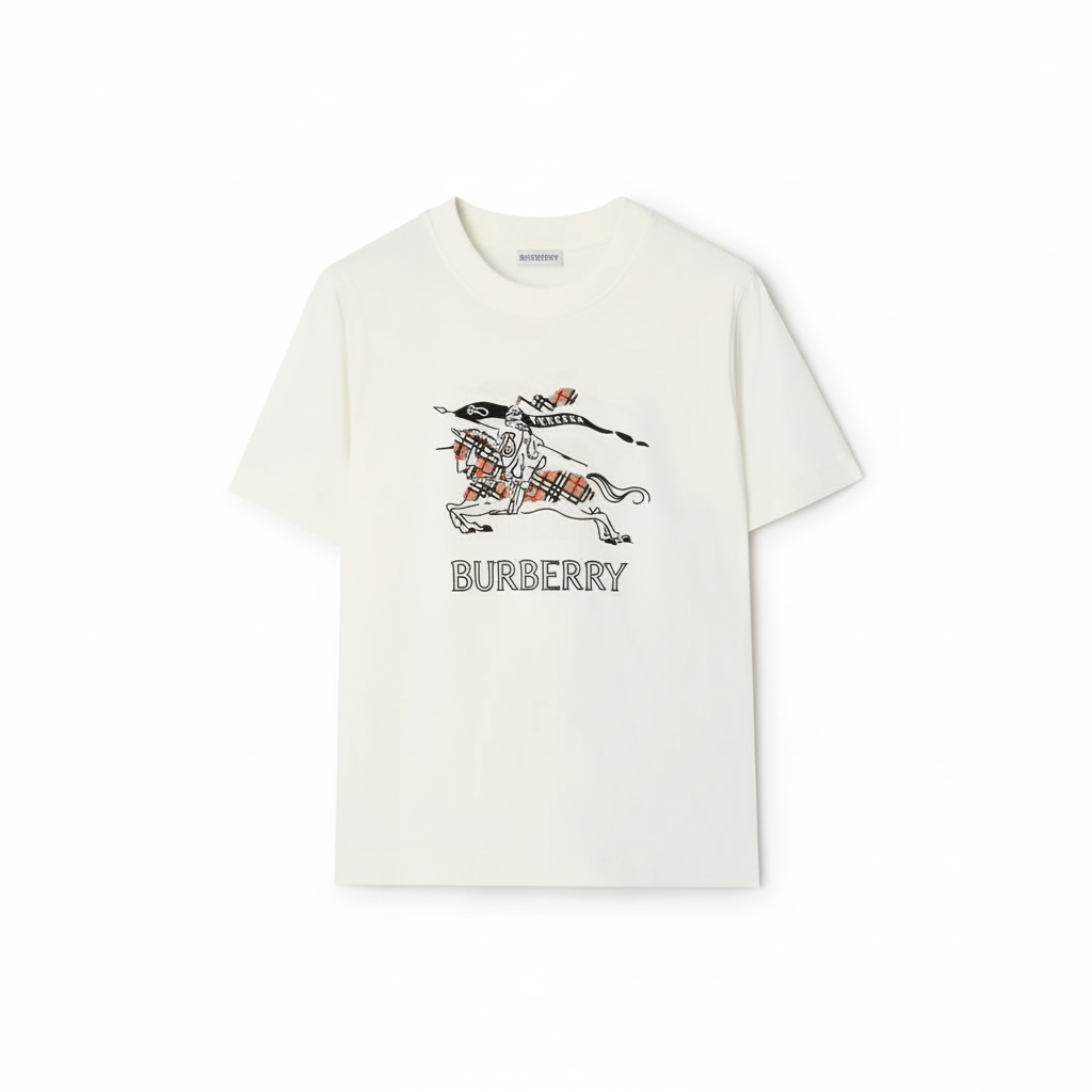 Burberry Equestrian Knight T-Shirt "White"