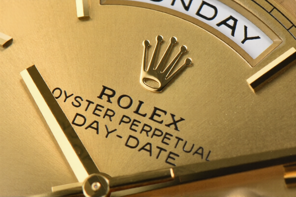 Rolex Day Date 40mm Yellow Gold President Bracelet Gold Roman Dial
