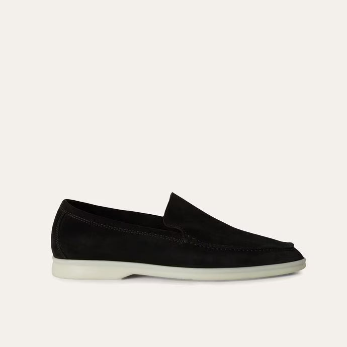 Loro Piana Summer Walk Loafers "Black"