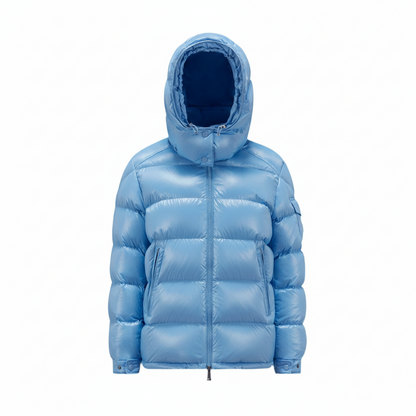 Moncler Maire Hooded Down Jacket "Baby Blue"