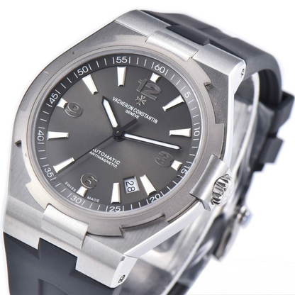 Vacheron Constantin Overseas Black Rubber Strap Gray Dial