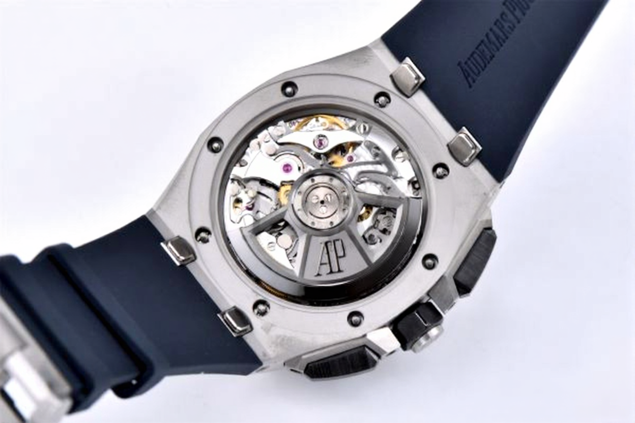 Audemars Piguet Royal Oak Offshore Diver 43mm Blue Strap Blue-Silver Dial