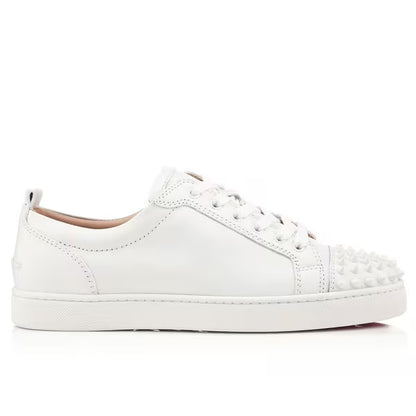 Christian Louboutin Louis Junior Spikes "White"