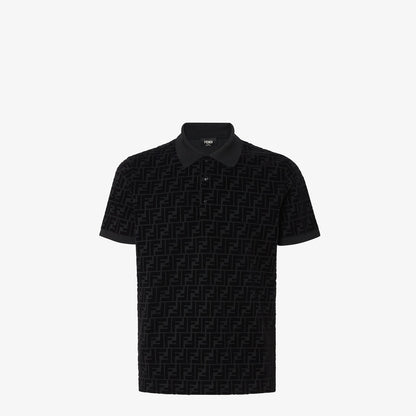 Fendi FF Monogram Polo T-Shirt "Black"