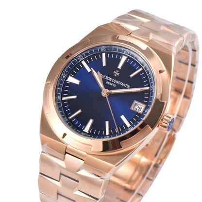 Vacheron Constantin Overseas 41mm Rose Gold Blue Dial