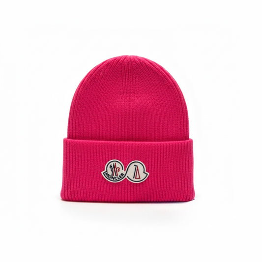 Moncler Wool Beanie "Fuschia Pink"