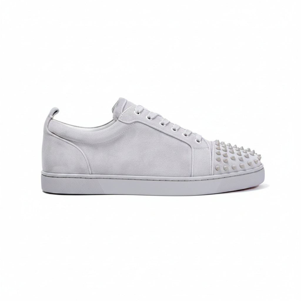 Christian Louboutin Louis Junior Spikes "Grey"