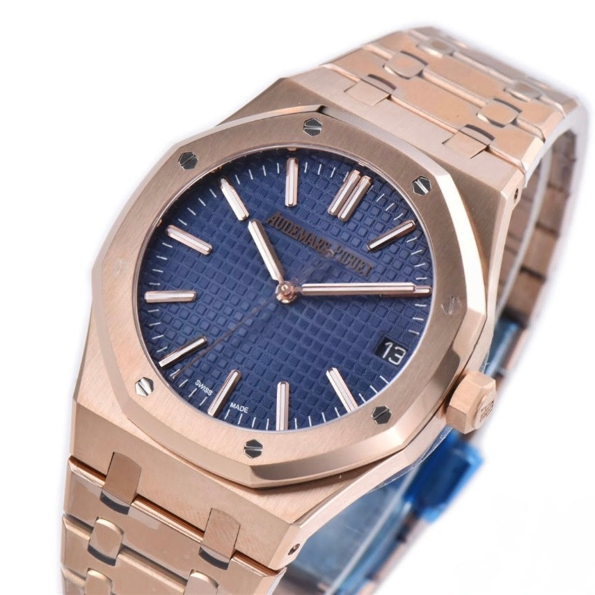 Audemars Piguet Royal Oak 41mm Rose Gold Blue Dial