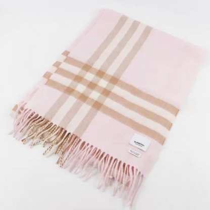 Burberry Cashmere Scarf "Pink-Brown"
