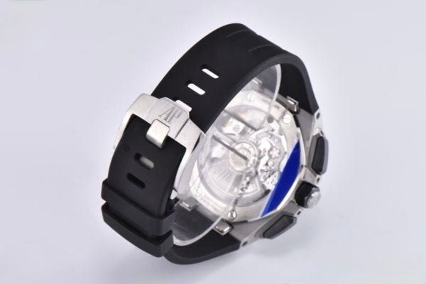 Audemars Piguet Royal Oak Offshore Diver 43mm Black Strap Black-Silver Dial