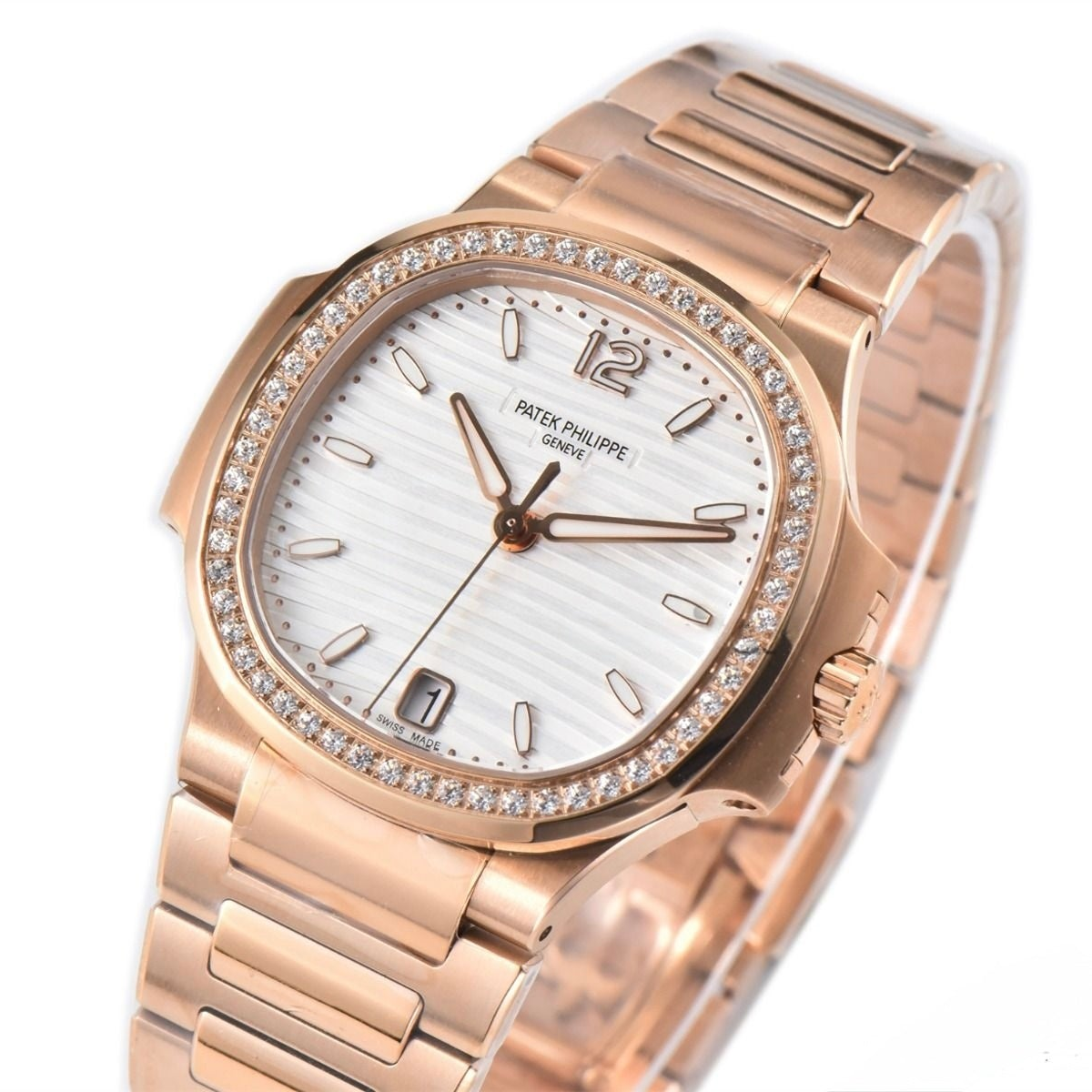 Patek Philippe Nautilus Ladies 35.2mm White Dial