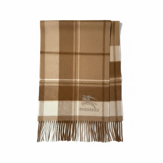 Burberry Cashmere Scarf "Brown"