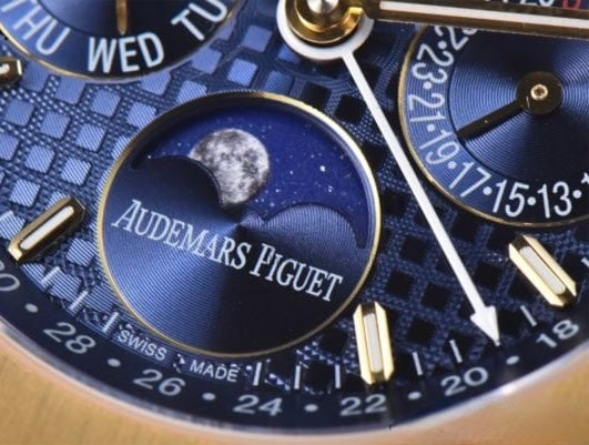 Audemars Piguet Royal Oak 41mm Perpetual Calendar Gold Blue Dial
