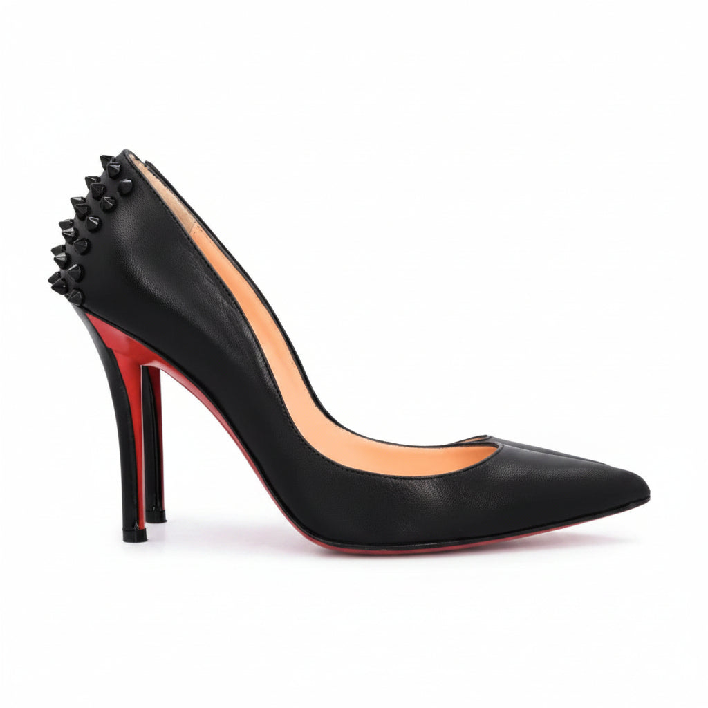 Christian Louboutin Zappa Spikes Pumps 100mm “Black