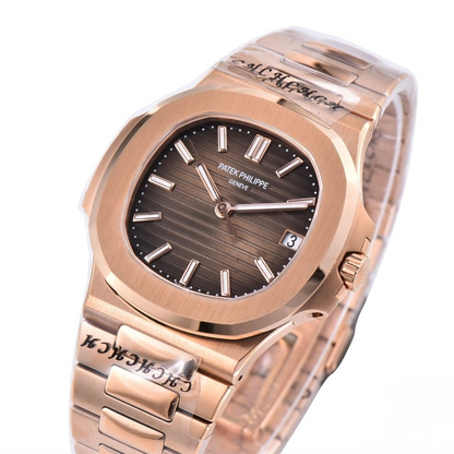 Patek Philippe Nautilus 40mm Rose Gold Brown Dial