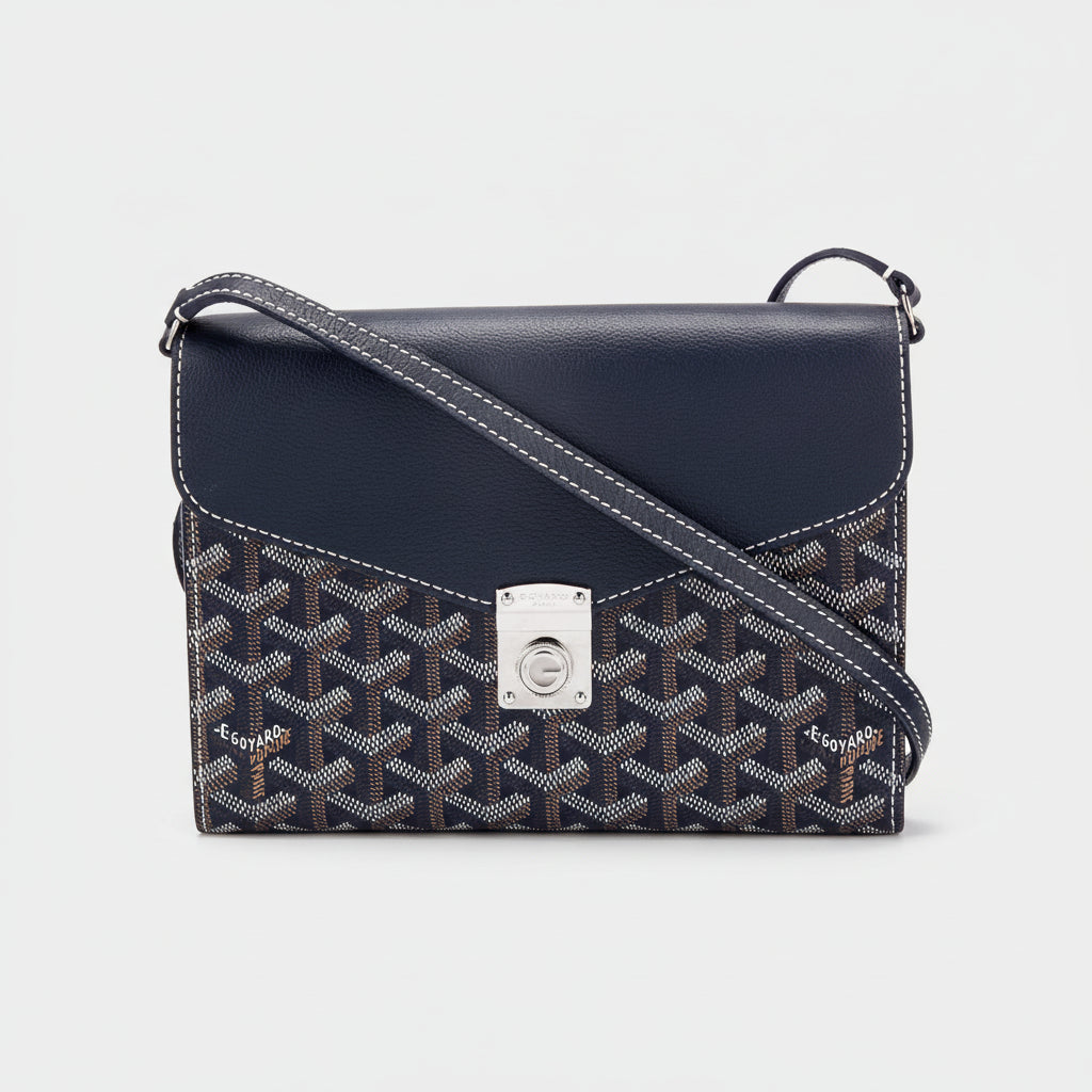 Goyard Goyardine Calfskin Chypre Wallet Pouch