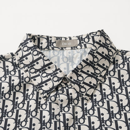 Dior Oblique Silk Short Shirt