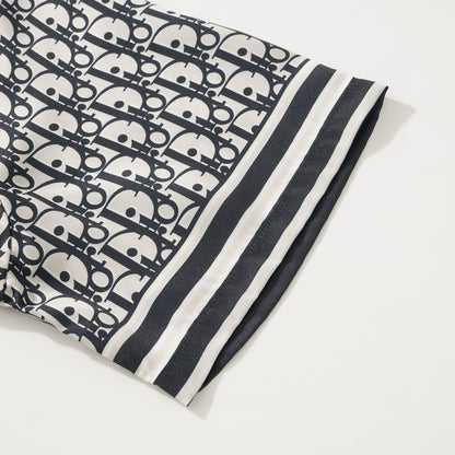 Dior Oblique Silk Short Shirt